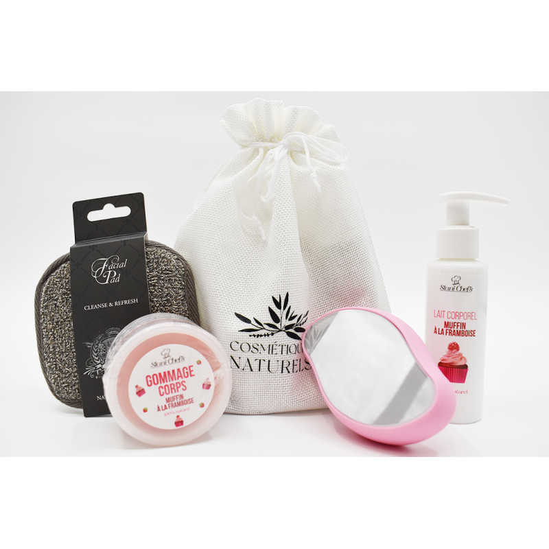 Coffret épilation - Muffin à la framboise - 100% naturel