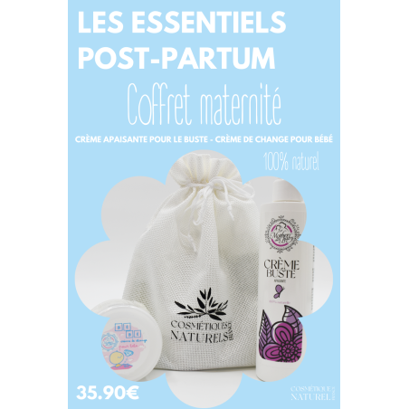 Coffret post-partum 100% naturel - Cosmétique Naturel France
