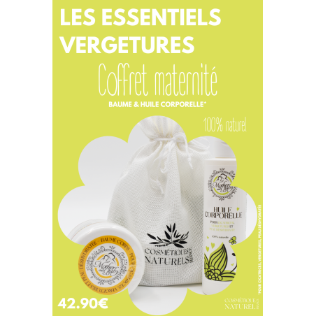 Coffret spécial vergetures 100% naturel - Cosmétique Naturel France