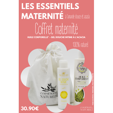 Coffret 100% naturel les essentiels maternité - Cosmétique Naturel France