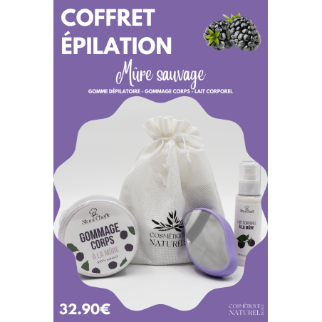 Coffret épilation - Mûre sauvage - 100% naturel
