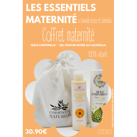 Coffret 100% naturel les essentiels maternité - Cosmétique Naturel France