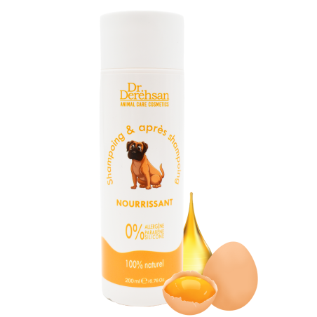 Shampoing pour chien 100% naturel - NOURRISSANT - Produits d'hygiène 100% naturels