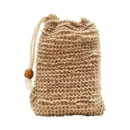 Sac à savon en sisal blanc - Cosmétique Naturel France