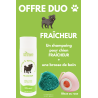 Shampoing pour chien 100% naturel et brosse de bain - OFFRE SPÉCIALE -