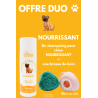 Shampoing pour chien 100% naturel et brosse de bain - OFFRE SPÉCIALE -