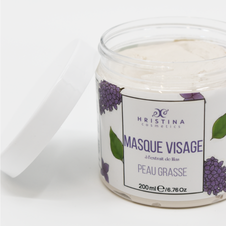 Un masque visage à l'extrait de lilas qui purifie la peau et limite l'excès de sébum.