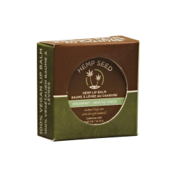 Baume à lèvres au chanvre 100% naturel à l'odeur fraîche de menthe verte