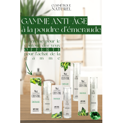 Gamme anti-âge pour peau mature - Crème contour des yeux, sérum, crème de jour et crème de nuit - Cosmétiques 100% naturels