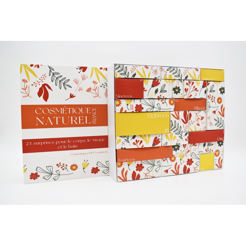 Calendrier de l'avent 2024 - Cosmétiques 100% naturels - Cosmétique Naturel