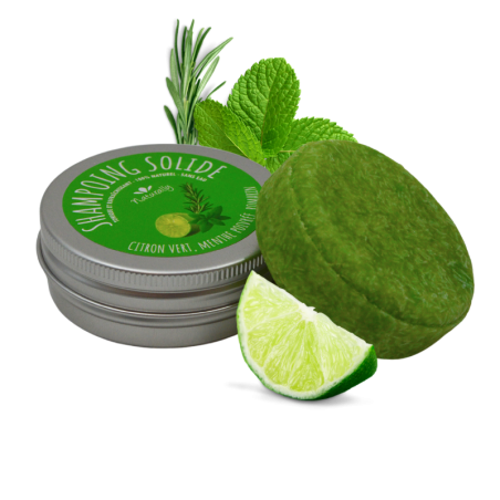 Shampoing solide 100% naturel - TONIQUE ET RAFRAÎCHISSANT