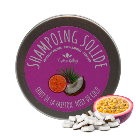 Shampoing solide 100% naturel - POUSSE ET VOLUME
