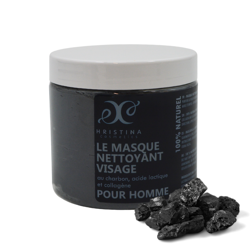 Masque nettoyant au charbon - Homme 200ml