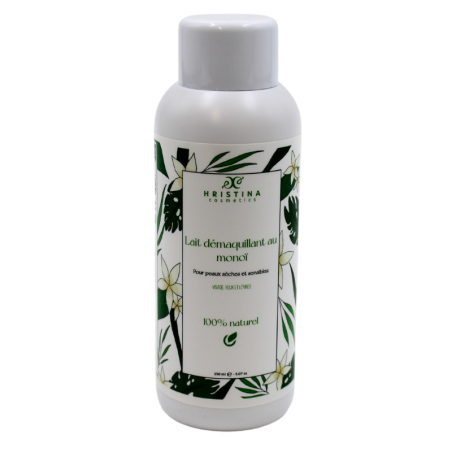 Lait démaquillant douceur au monoï - Cosmétique 100% naturel