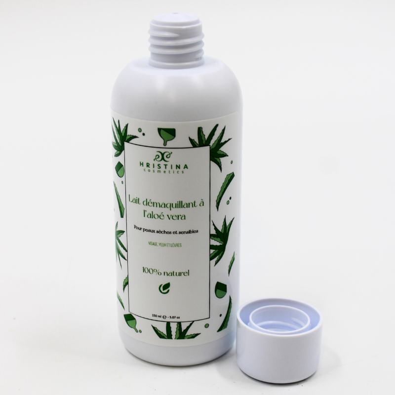 Lait démaquillant douceur à l'aloé vera - Cosmétique 100% naturel