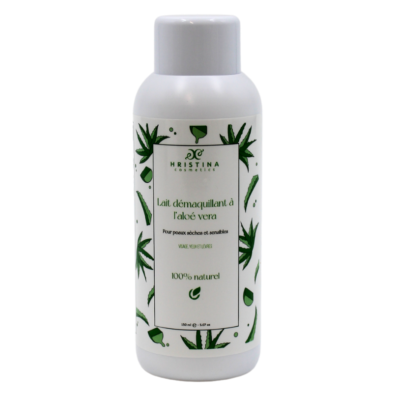 Lait démaquillant douceur à l'aloé vera - Cosmétique 100% naturel