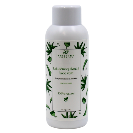 Lait démaquillant douceur à l'aloé vera - Cosmétique 100% naturel