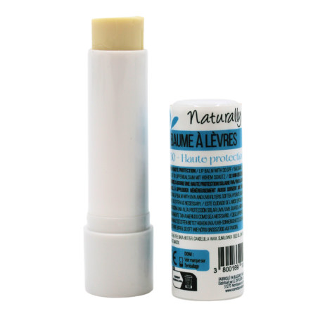 Stick lèvres avec protection solaire SPF30 - Baume 100% naturel