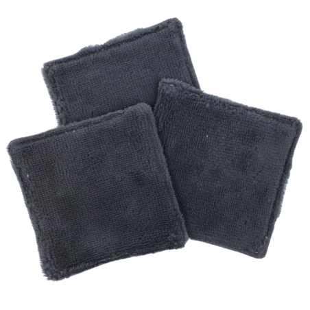 Lot de 3 cotons lavables gris assortis motif écailles