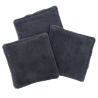 Lot de 3 cotons lavables gris assortis motif écailles