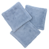 Lot de 3 cotons lavables bleus assortis motif floral