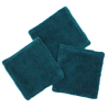 Lot de 3 cotons lavables bleus assortis motif traits