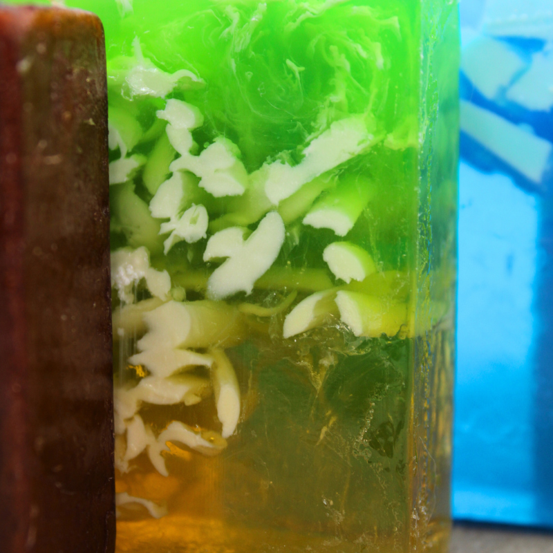 Savon solide naturel à la mangue fait à la main - Cosmétique 100% naturel