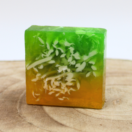 Savon solide naturel à la mangue fait à la main - Cosmétique 100% naturel