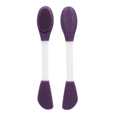 Spatule & brosse visage à double face
