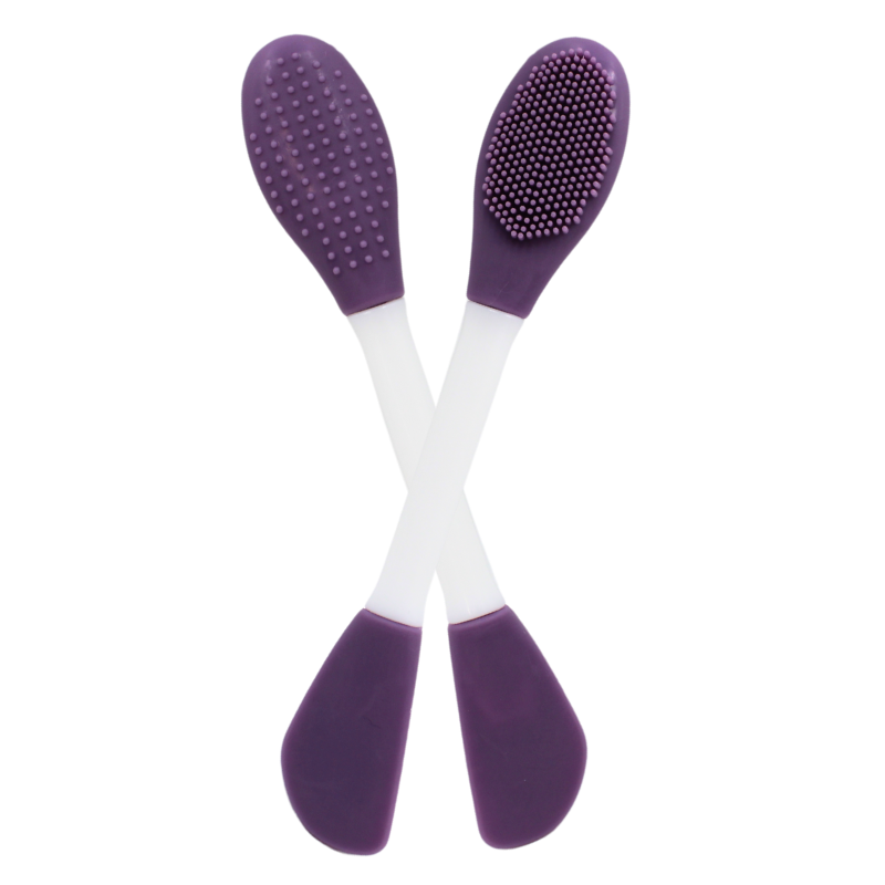 Spatule & brosse visage à double face