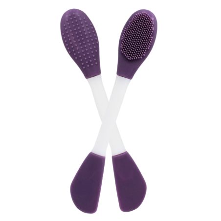 Spatule & brosse visage à double face