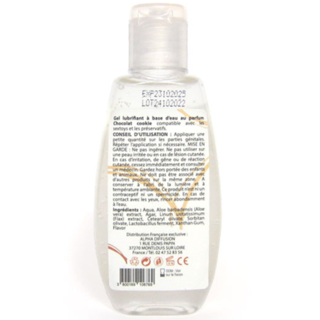 Lubrifiant naturel cookie au chocolat - Lubrifiant 100% naturel