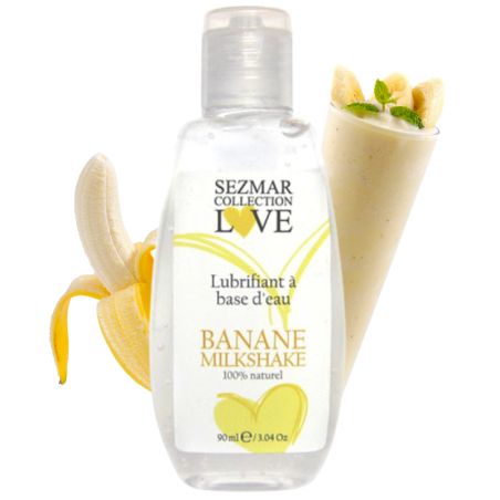 Lubrifiant naturel milkshake à la banane - Lubrifiant 100% naturel