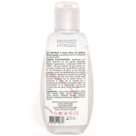 Lubrifiant naturel barbe à papa - Lubrifiant 100% naturel