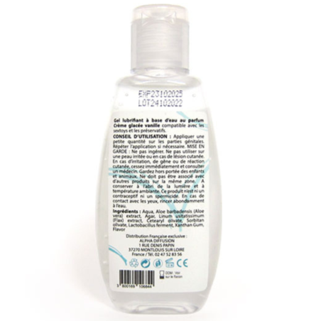 Lubrifiant naturel vanille - Lubrifiant 100% naturel