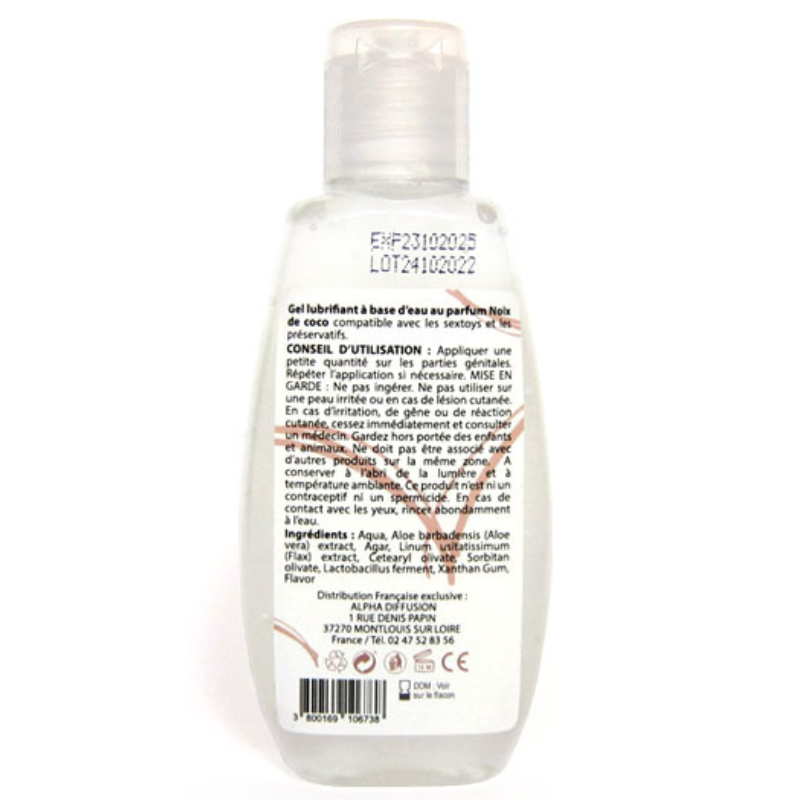 Lubrifiant naturel noix de coco - Bougie de massage 100% naturelle