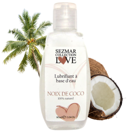 Lubrifiant naturel noix de coco - Bougie de massage 100% naturelle