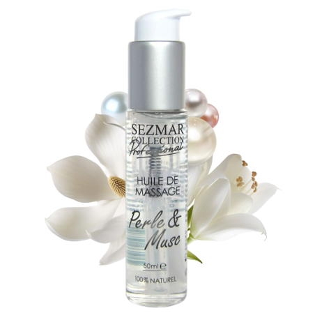 Huile de massage professionnelle perle et musc - 100% naturelle - Aromathérapie
