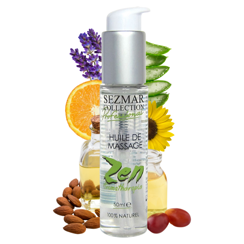 Huile de massage professionnelle ZEN - 100% naturelle - Aromathérapie