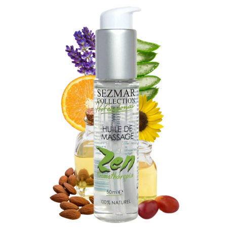 Huile de massage professionnelle ZEN - 100% naturelle - Aromathérapie