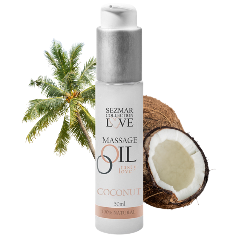Huile de massage naturelle Noix de coco - Huile 100% naturelle
