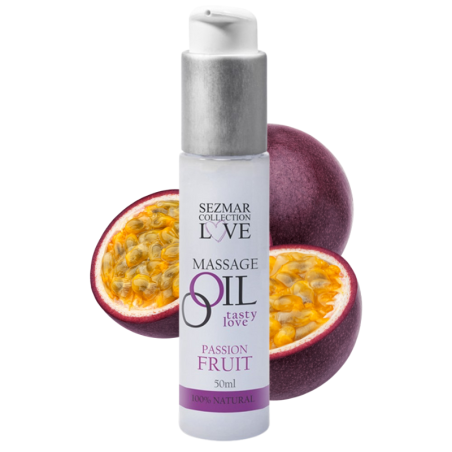 Huile de massage naturelle Fruit de la passion - Huile 100% naturelle