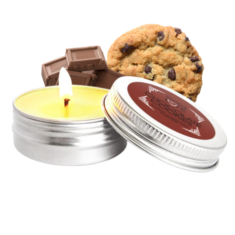 Bougie de massage naturelle de cookie au chocolat - Bougie de massage 100% naturelle