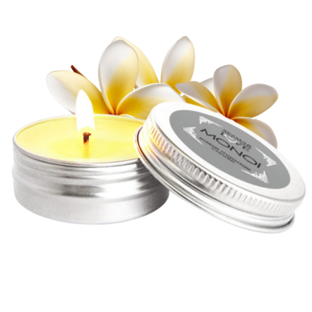 Bougie de massage naturelle Monoï - Bougie de massage 100% naturelle