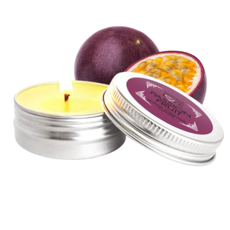 Bougie de massage naturelle fruit de la passion - Bougie de massage 100% naturelle