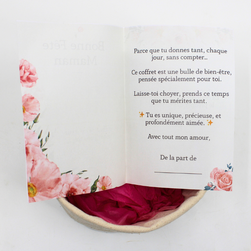 Coffret cadeau fête des mères
