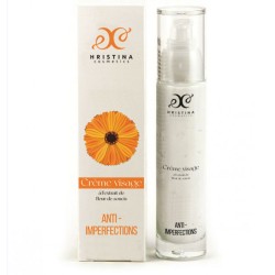 Crème visage anti imperfections à la fleur de soucis - Cosmétique 100% naturel