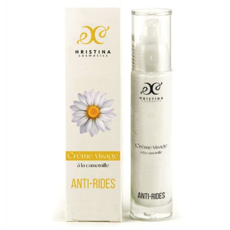 Crème visage anti-rides à la Camomille  - Cosmétique 100% naturel
