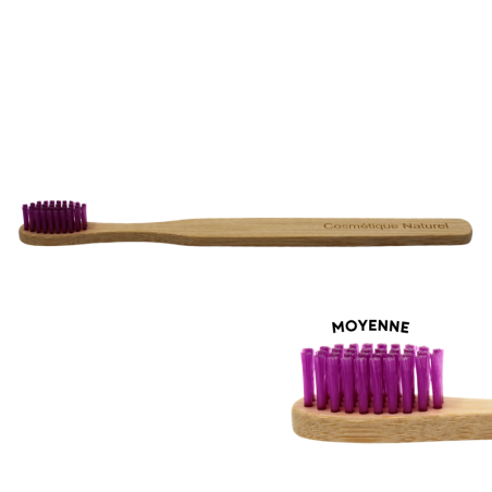 Brosse à dents violette – Dureté moyenne