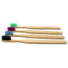 Lot de 4 brosses à dents en bambou – Colorées & biodégradables
